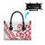 All White Maori Tribal Tattoo Personalised Leather Bag Classic Red Polynesian Style - Polynesian Pride