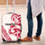 All White Maori Tribal Tattoo Personalised Luggage Cover Classic Red Polynesian Style - Polynesian Pride