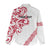 All White Maori Tribal Tattoo Personalised Women Casual Shirt Classic Red Polynesian Style - Polynesian Pride
