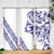 All White Maori Tribal Tattoo Personalised Skinny Tumbler Dark Blue Polynesian Style - Polynesian Pride