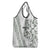 All White Maori Tribal Tattoo Personalised Grocery Bag Moss Green Polynesian Style - Polynesian Pride
