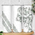 All White Maori Tribal Tattoo Personalised Skinny Tumbler Moss Green Polynesian Style - Polynesian Pride