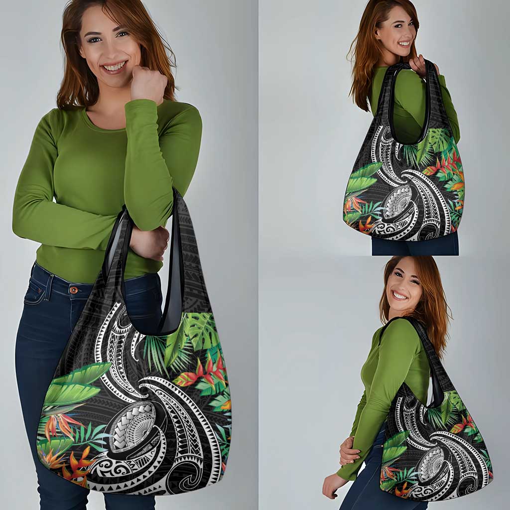 Polynesian Pacific Rugby Tribal Grocery Bag Tropical Vibe