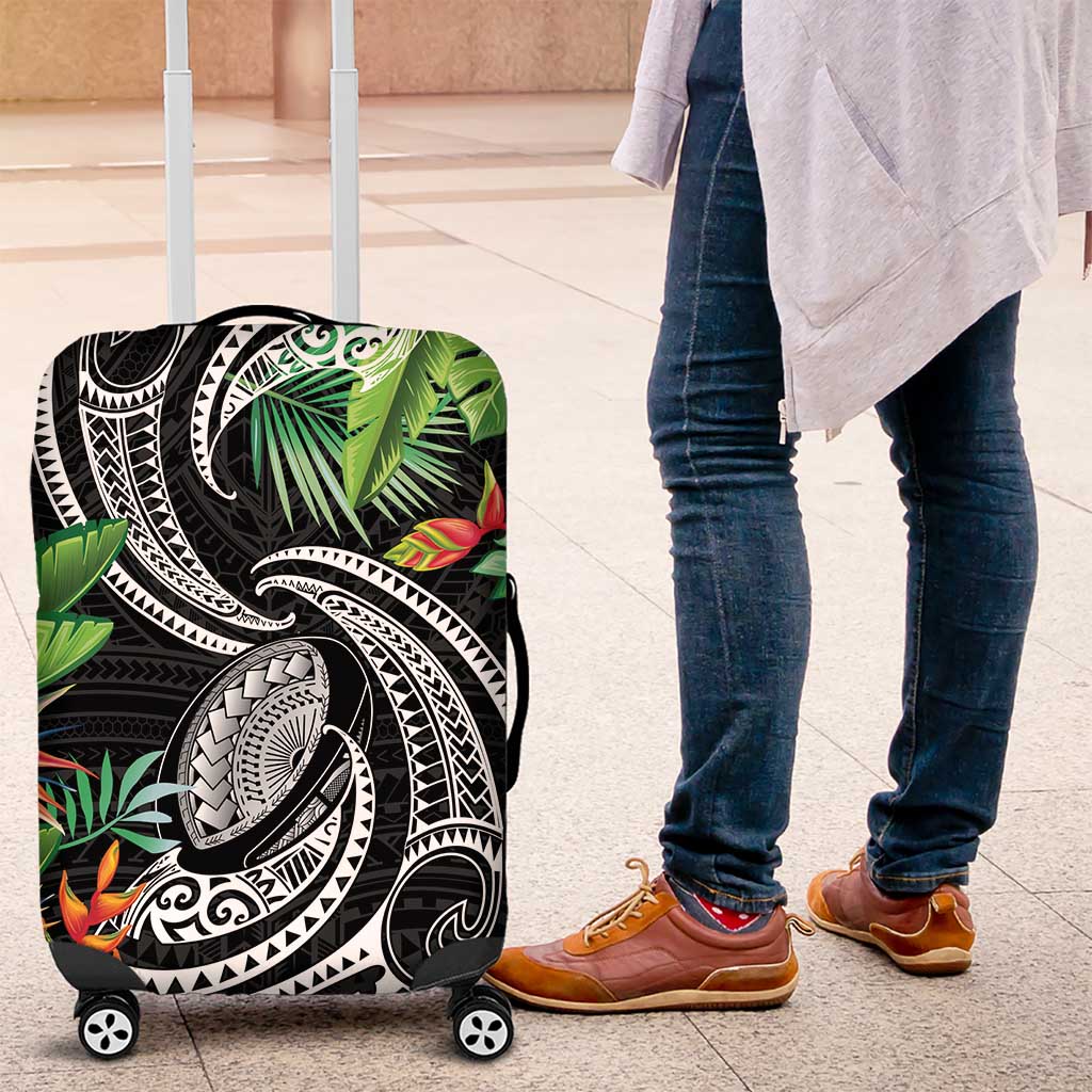 Polynesian Pacific Rugby Tribal Luggage Cover Tropical Vibe