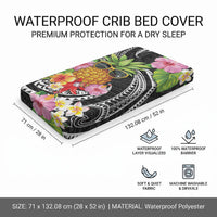 Hau'oli Makahiki Hou Baby Bed Cover Aloha Pineapple Tropical Vibe LT9 - Polynesian Pride