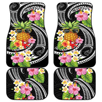 Hau'oli Makahiki Hou Car Mats Aloha Pineapple Tropical Vibe