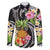 Hau'oli Makahiki Hou Family Matching Puletasi and Hawaiian Shirt Aloha Pineapple Tropical Vibe