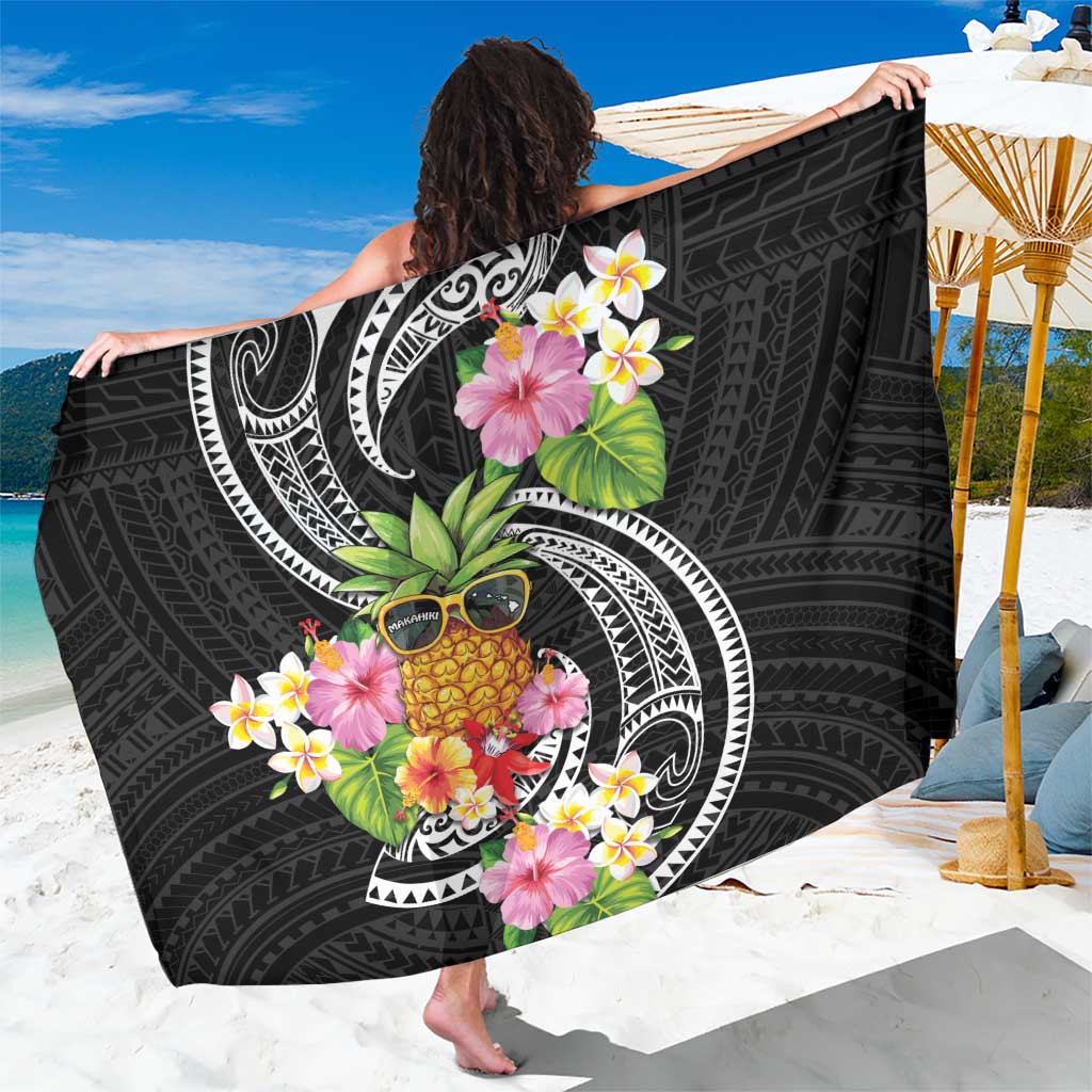 Hau'oli Makahiki Hou Sarong Aloha Pineapple Tropical Vibe