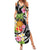 Hau'oli Makahiki Hou Summer Maxi Dress Aloha Pineapple Tropical Vibe