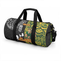 Custom New Zealand vs South Africa Duffle Bag Rugby Rivalry Two Nations One Battle