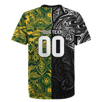 Custom New Zealand vs South Africa Rugby Jersey Rugby Rivalry Two Nations One Battle