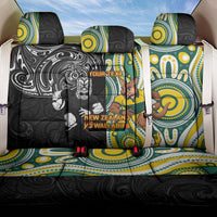 Custom Australia vs New Zealand Back Car Seat Cover Rugby Rivalry Two Nations One Battle LT9 One Size Multicolor - Polynesian Pride