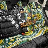 Custom Australia vs New Zealand Back Car Seat Cover Rugby Rivalry Two Nations One Battle LT9 - Polynesian Pride
