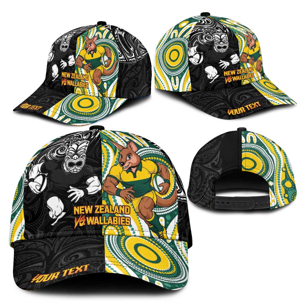Personalised Australia vs New Zealand Classic Cap Rugby Rivalry Two Nations One Battle