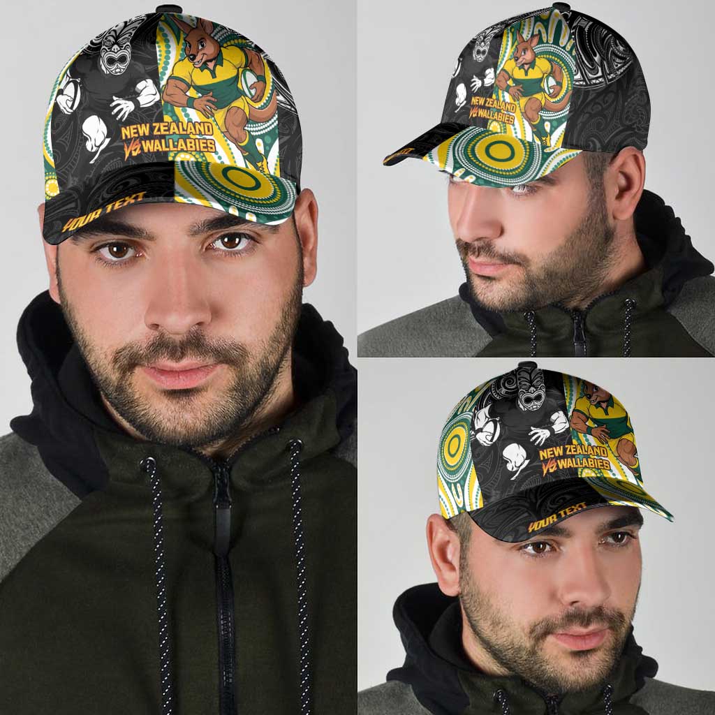 Personalised Australia vs New Zealand Classic Cap Rugby Rivalry Two Nations One Battle