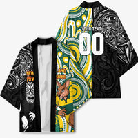 Custom Australia vs New Zealand Kimono Rugby Rivalry Two Nations One Battle