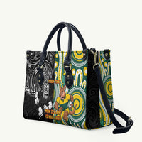 Custom Australia vs New Zealand Leather Bag Rugby Rivalry Two Nations One Battle