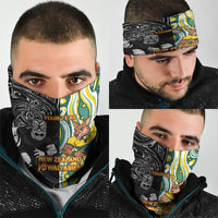 Custom Australia vs New Zealand Neck Gaiter Rugby Rivalry Two Nations One Battle LT9 - Polynesian Pride