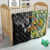 Custom Australia vs New Zealand Quilt Rugby Rivalry Two Nations One Battle LT9 - Polynesian Pride