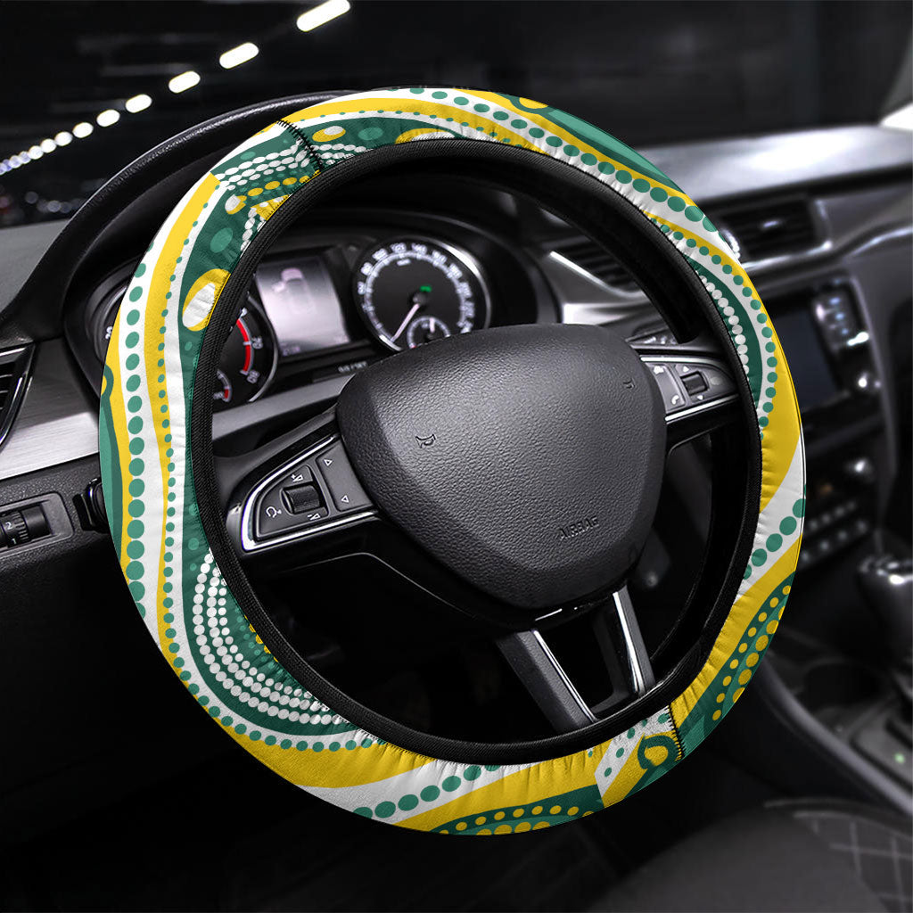 Australia vs New Zealand Steering Wheel Cover Rugby Rivalry Two Nations One Battle LT9 Universal Fit Multicolor - Polynesian Pride