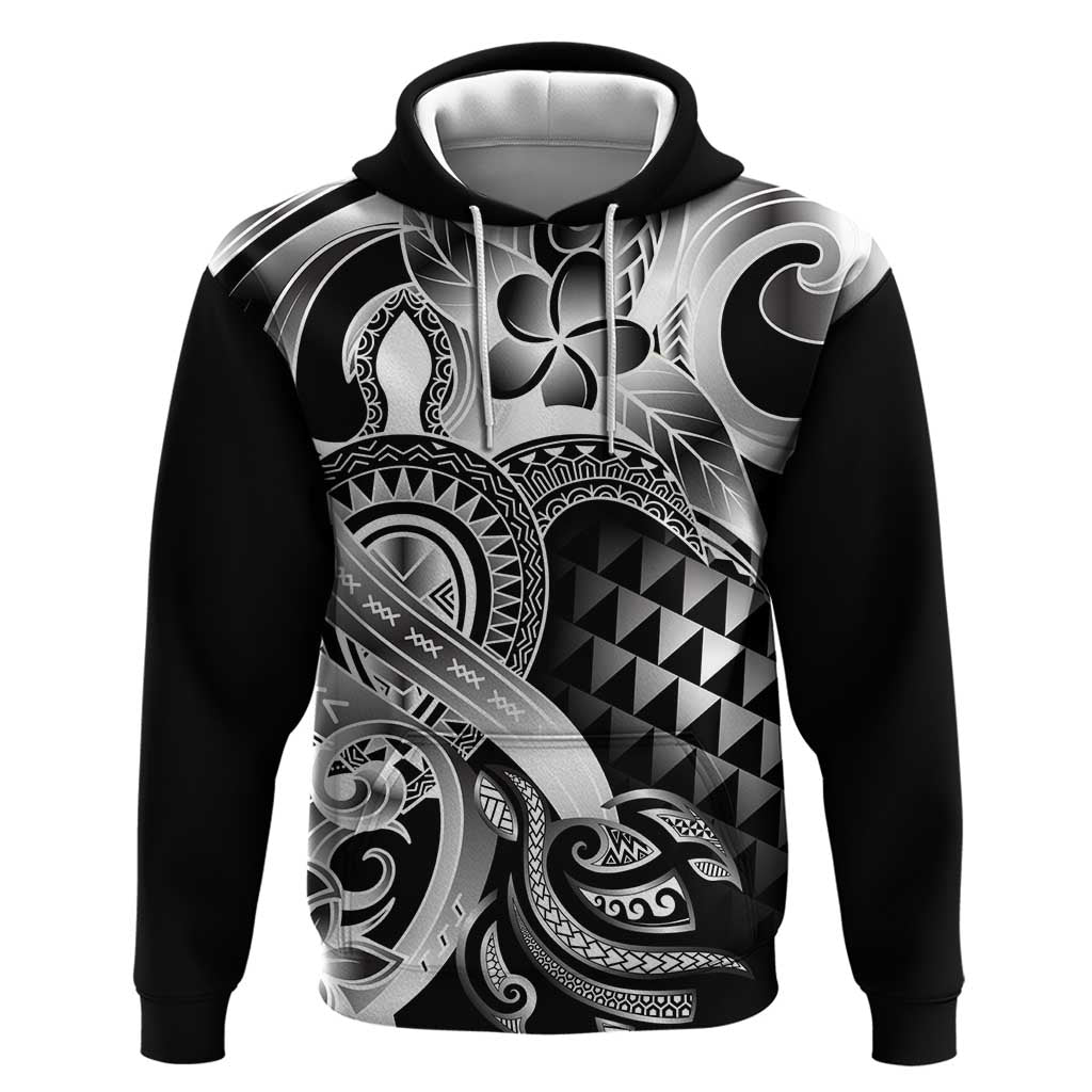 Aloha Black Tribal Honu Tattoo Hoodie