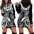 Aloha Black Tribal Honu Tattoo Hoodie Dress