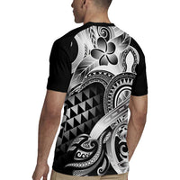 Aloha Black Tribal Honu Tattoo Rugby Jersey