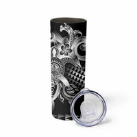 Aloha Black Tribal Honu Tattoo Skinny Tumbler
