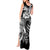 Aloha Black Tribal Honu Tattoo Tank Maxi Dress