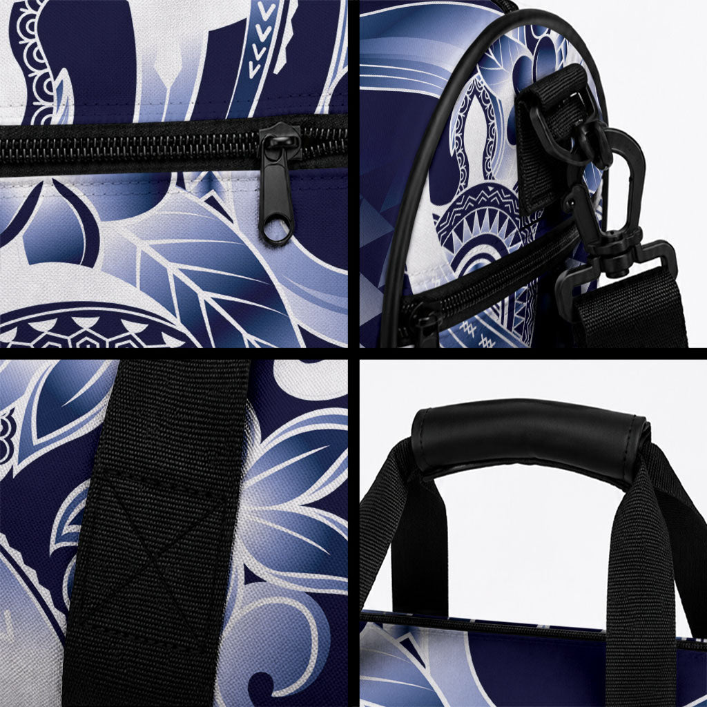 Aloha Blue Tribal Honu Tattoo Duffle Bag LT9 - Polynesian Pride