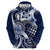 Aloha Blue Tribal Honu Tattoo Hoodie