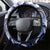 Aloha Blue Tribal Honu Tattoo Steering Wheel Cover