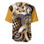 Aloha Gold Tribal Honu Tattoo Baseball Jersey