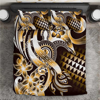 Aloha Gold Tribal Honu Tattoo Bedding Set