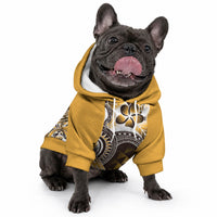 Aloha Gold Tribal Honu Tattoo Pet Hoodie LT9 - Polynesian Pride