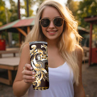 Aloha Gold Tribal Honu Tattoo Skinny Tumbler