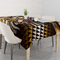 Aloha Gold Tribal Honu Tattoo Tablecloth