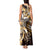 Aloha Gold Tribal Honu Tattoo Tank Maxi Dress