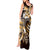 Aloha Gold Tribal Honu Tattoo Tank Maxi Dress