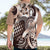 Aloha Mocha Mousse Tribal Honu Tattoo Hawaiian Shirt