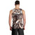 Aloha Mocha Mousse Tribal Honu Tattoo Men Tank Top