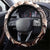 Aloha Mocha Mousse Tribal Honu Tattoo Steering Wheel Cover