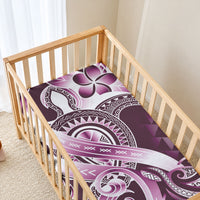 Aloha Pink Tribal Honu Tattoo Baby Bed Cover LT9 - Polynesian Pride