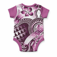 Aloha Pink Tribal Honu Tattoo Baby Onesie LT9 - Polynesian Pride