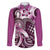 Aloha Pink Tribal Honu Tattoo Family Matching Mermaid Dress and Hawaiian Shirt