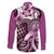 Aloha Pink Tribal Honu Tattoo Family Matching Mermaid Dress and Hawaiian Shirt