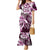 Aloha Pink Tribal Honu Tattoo Family Matching Mermaid Dress and Hawaiian Shirt