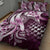 Aloha Pink Tribal Honu Tattoo Quilt Bed Set