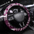 Aloha Pink Tribal Honu Tattoo Steering Wheel Cover