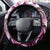 Aloha Pink Tribal Honu Tattoo Steering Wheel Cover